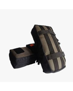 Dirtsack Rackless Auxiliary Pouches in Moss Green (pair) 2.8 ltrs each