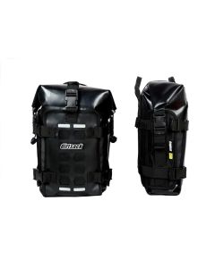 Dirtsack Frogman CS Version 2 ADV Pair of Crash Bar Waterproof Bags (Black)