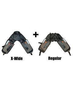 Dirtsack Erupt Rackless Soft Luggage 2 x 24 litre Dual Holster Kit Green / Black