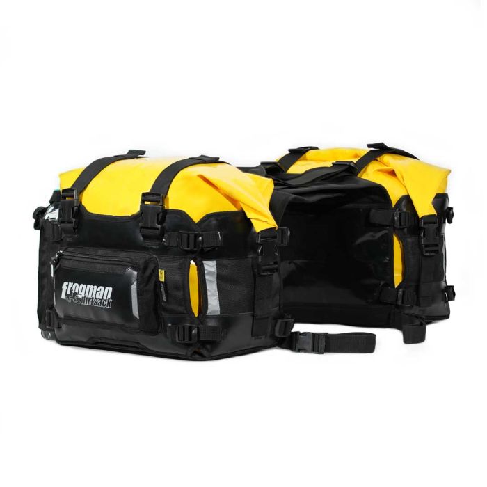 Waterproof soft panniers top