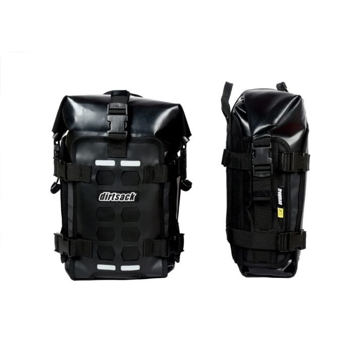 Dirtsack Frogman CS Version 2 ADV Pair of Crash Bar Waterproof Bags (Black)